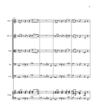 Super Mario Bros Theme String Quintet scores gallery preview page 5