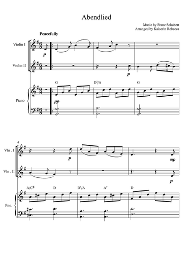 Abendlied (Evening Song)