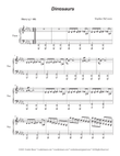Dinosaurs (Easy Piano solo) mini preview