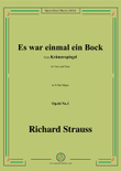 Richard Strauss-Es war einmal ein Bock,in G flat Major,Op.66 No.1 mini preview