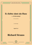 Richard Strauss-Es liebte einst ein Hase,in D flat Major,Op.66 No.3 mini preview