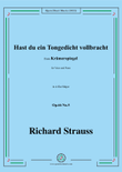 Richard Strauss-Hast du ein Tongedicht vollbracht,in A flat Major,Op.66 No.5 mini preview