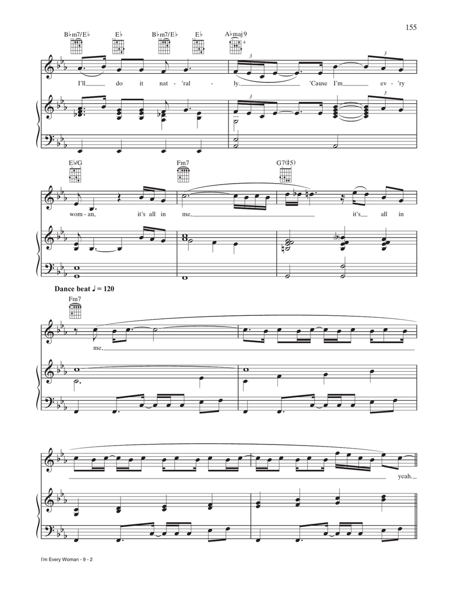 I'm Every Woman I'm Every Woman Piano, Vocal, Guitar scores gallery preview page 2