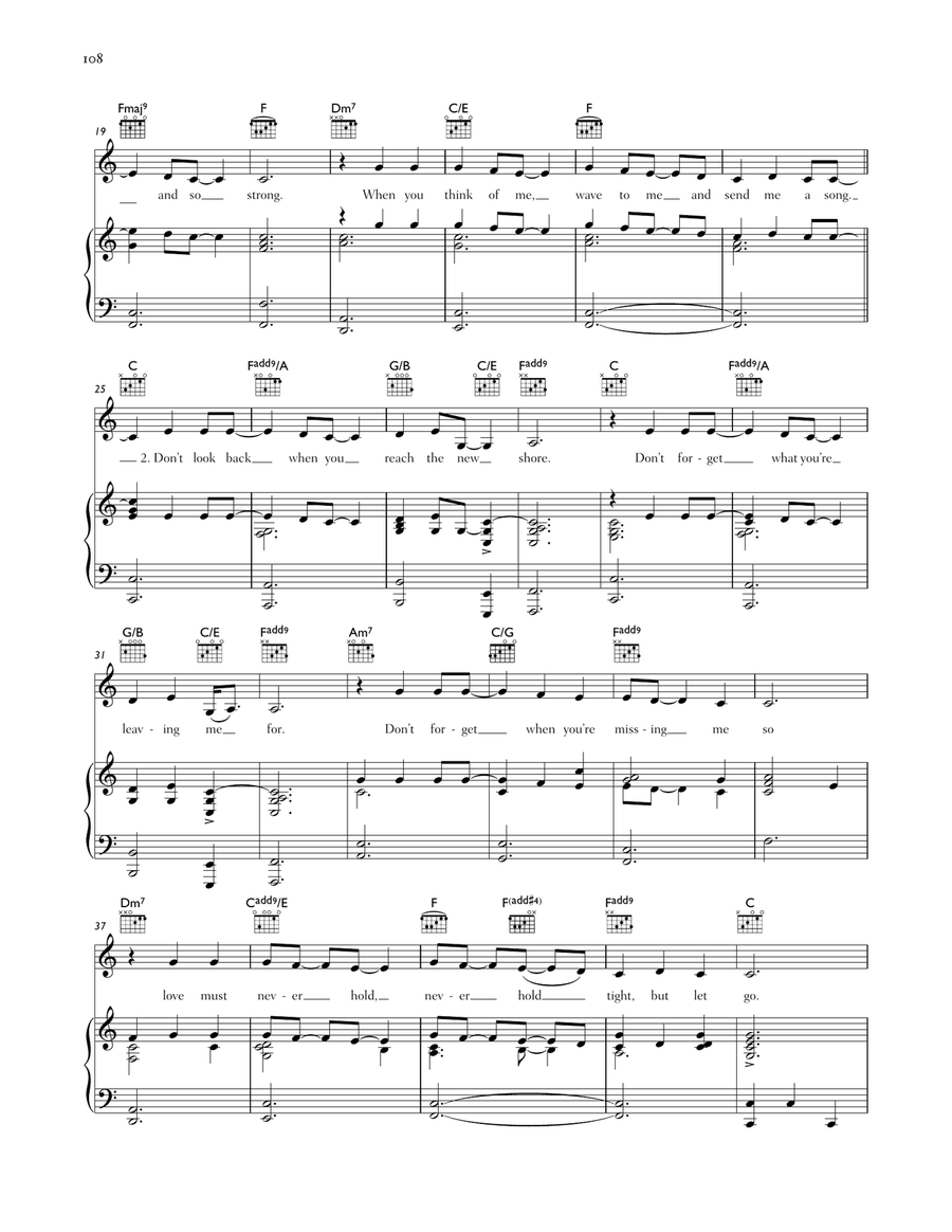 Send Me A Song Piano, Vocal, Guitar scores gallery preview page 2