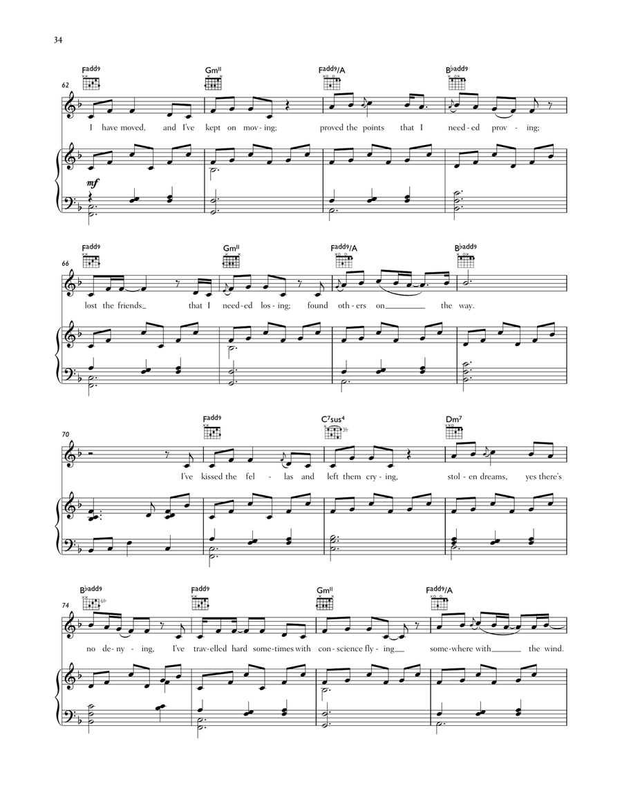 Caledonia Caledonia Piano, Vocal, Guitar scores gallery preview page 4