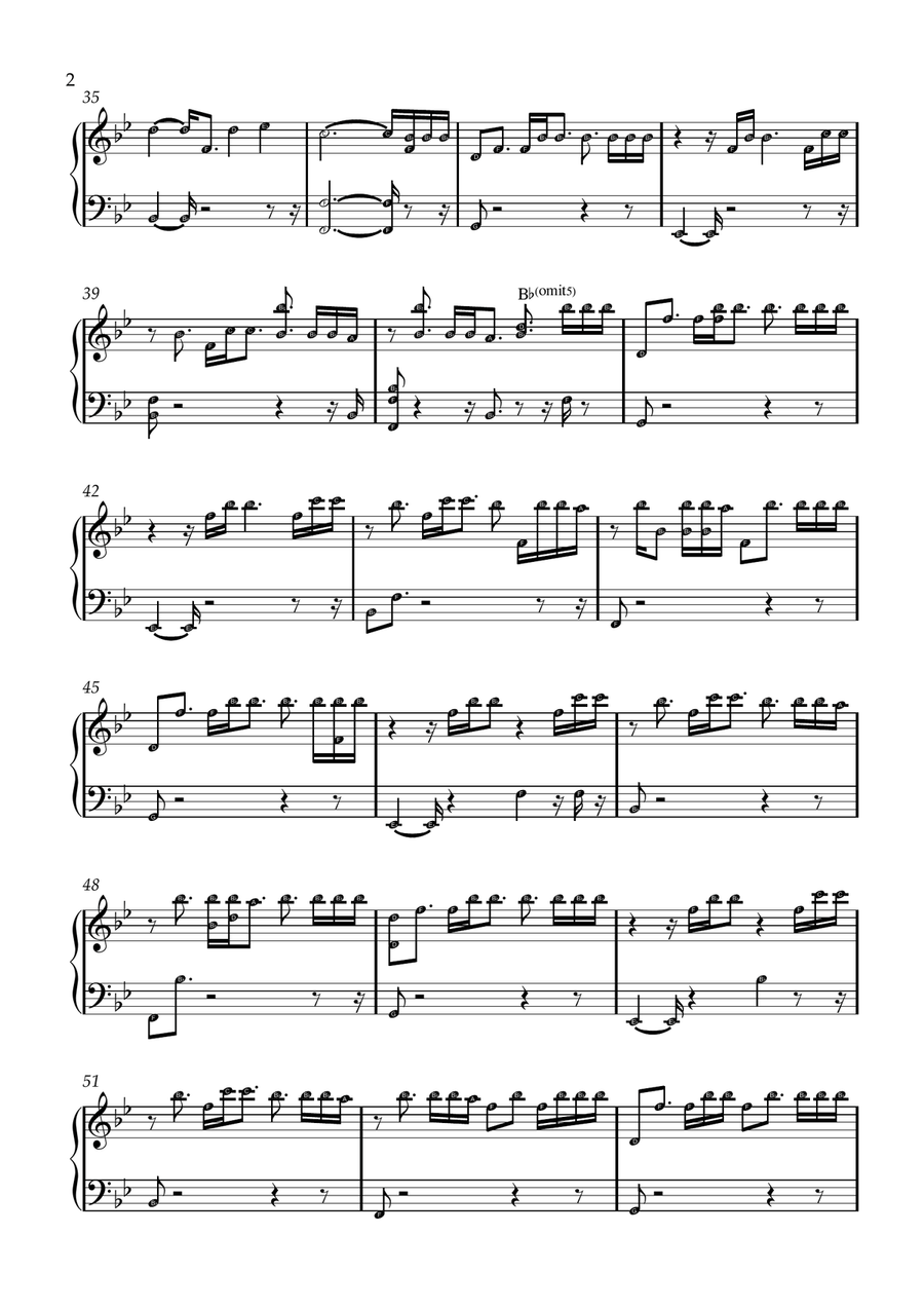 The Blessing The Blessing Easy Piano scores gallery preview page 2