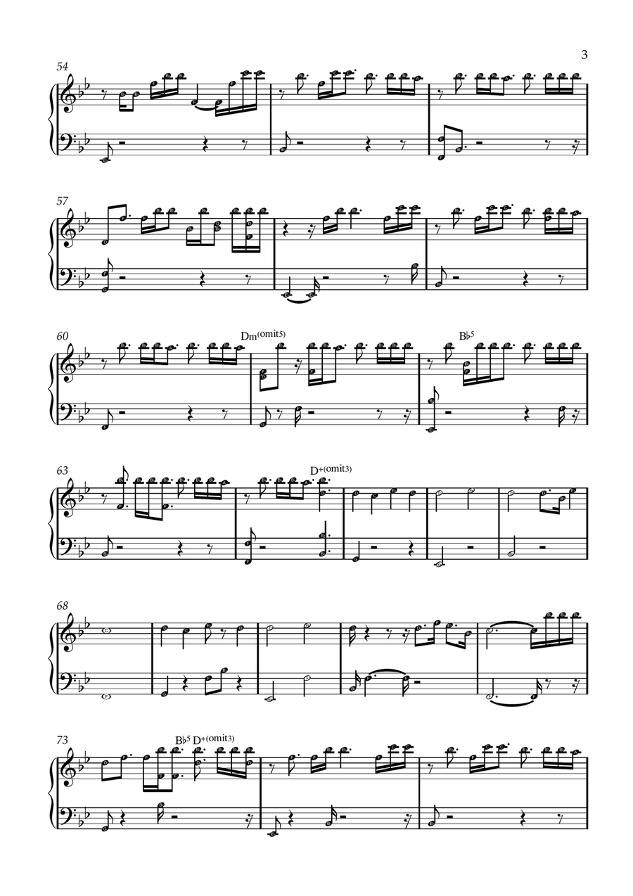 The Blessing The Blessing Easy Piano scores gallery preview page 3