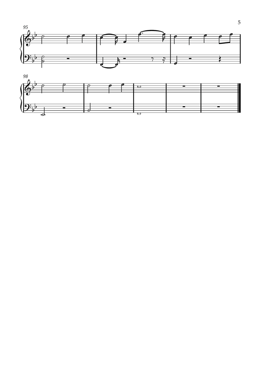 The Blessing The Blessing Easy Piano scores gallery preview page 5
