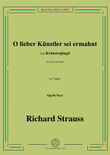 Richard Strauss-O lieber Künstler sei ermahnt,in F Major,Op.66 No.6 mini preview