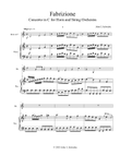 Fabrizione - Concerto in C for Horn and Piano