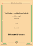 Richard Strauss-Von Händlern wird die Kunst bedroht,in C Major,Op.66 No.8 mini preview