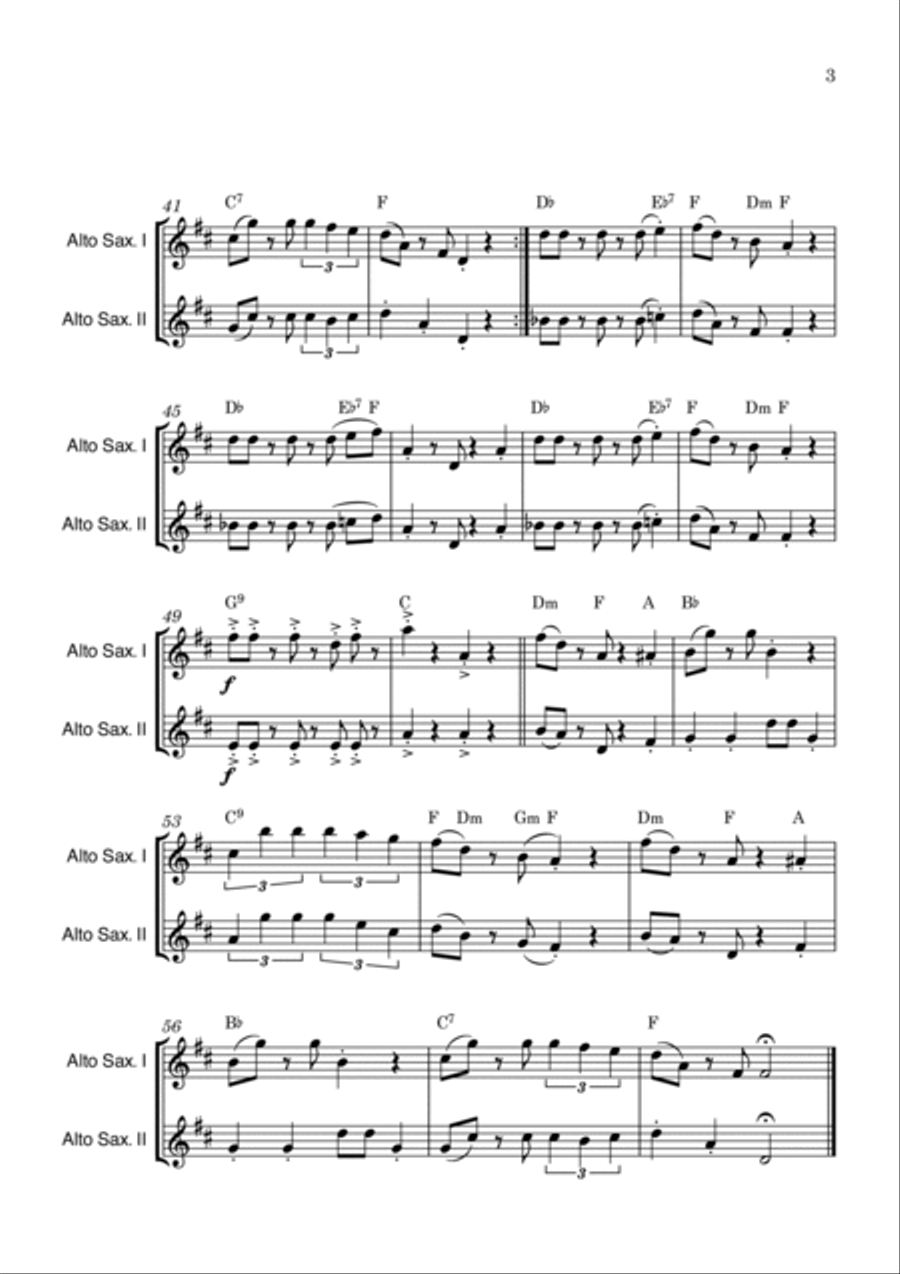 Super Mario Bros Theme Woodwind Duet scores gallery preview page 3
