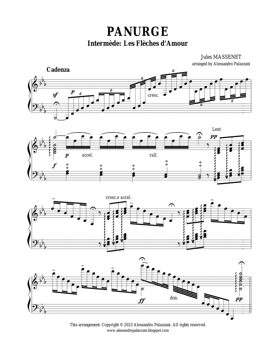 PANURGE: Intermède: Les Flèches d'Amour - Solo Lever Harp Celtic Harp scores gallery preview page 5