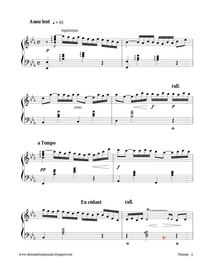 PANURGE: Intermède: Les Flèches d'Amour - Solo Lever Harp Celtic Harp scores gallery preview page 6