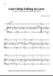 Can't Help Falling In Love mini preview