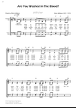 Are You Washed In The Blood? - SATB Choir - W/Chords mini preview