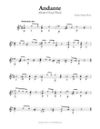 Andante (from 4 Easy Pieces)