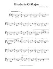 Etude in G Major
