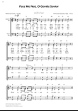 Pass Me Not, O Gentle Savior - SATB Choir - W/Chords mini preview