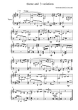 theme and 3 variations
