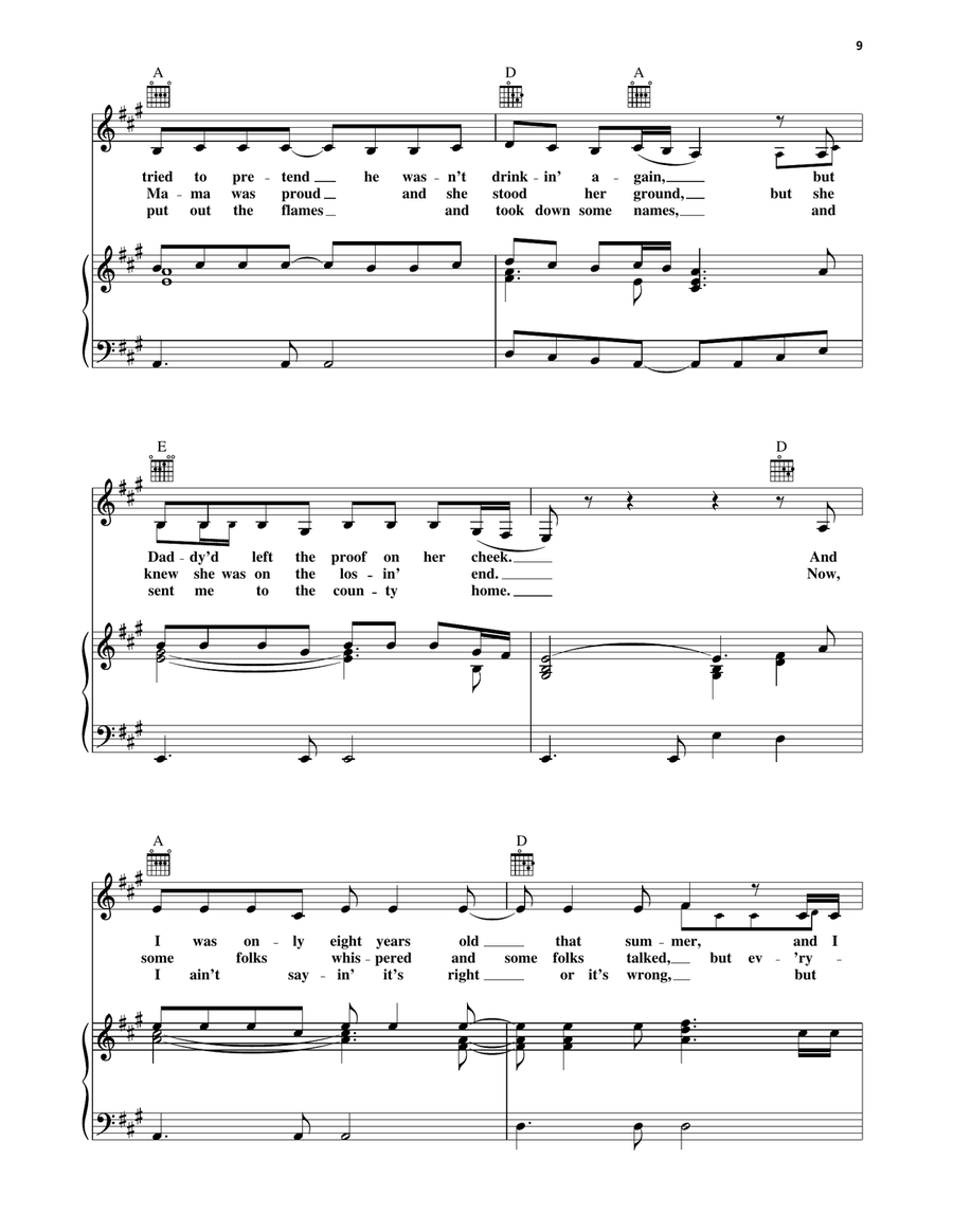 Independence Day Independence Day Piano, Vocal, Guitar scores gallery preview page 2
