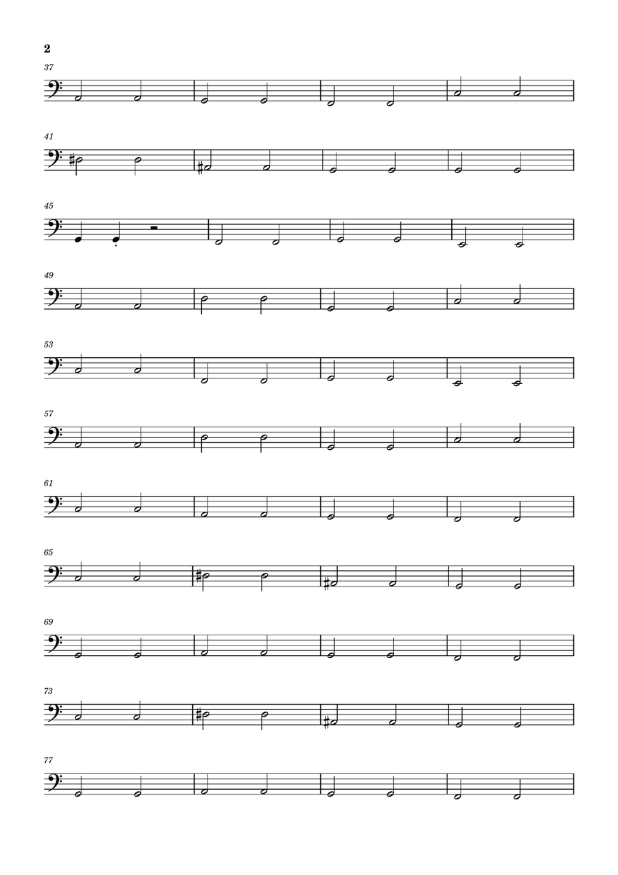 Sitting On The Edge Of The Ocean Double Bass scores gallery preview page 2