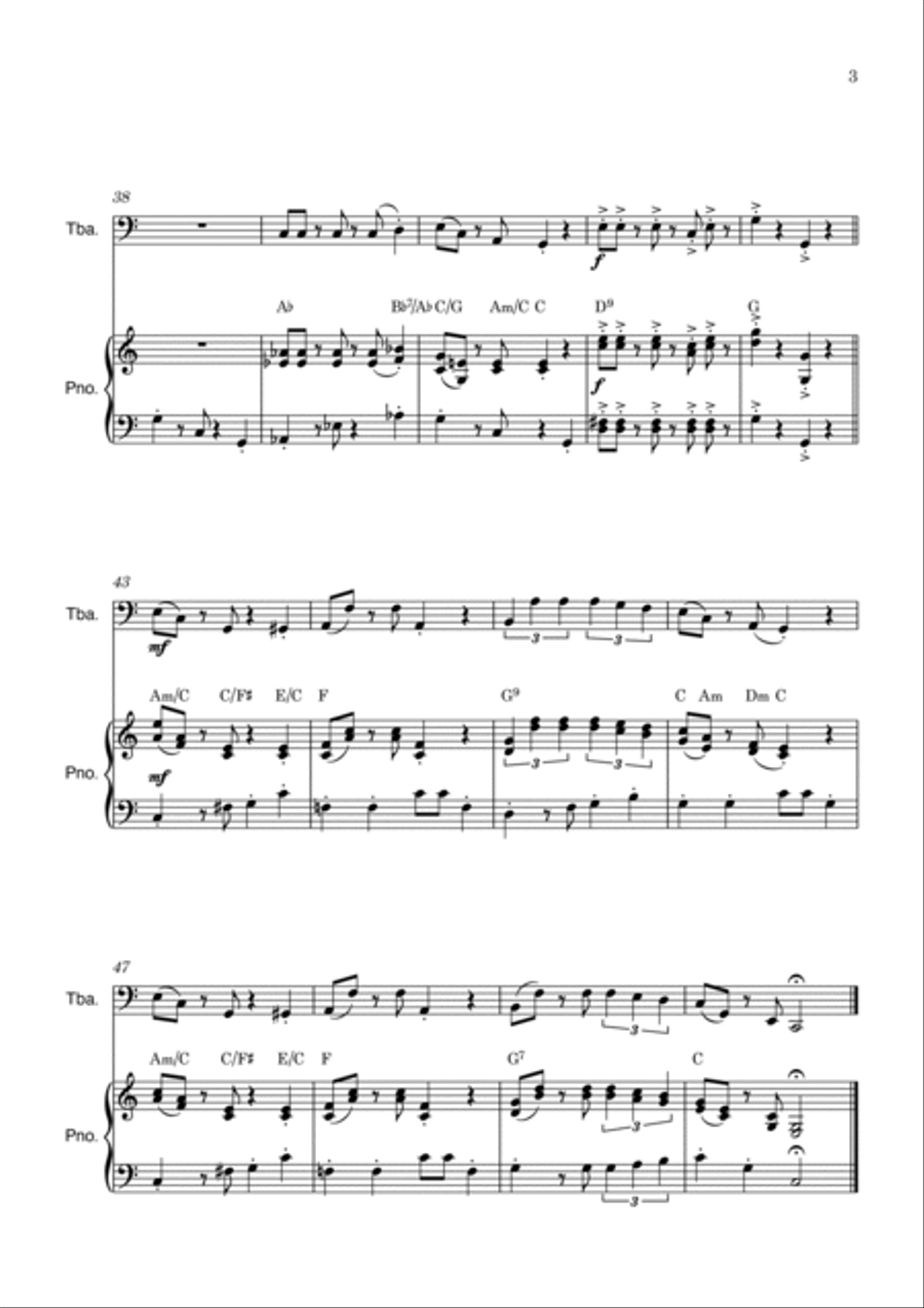 Super Mario Bros Theme Piano scores gallery preview page 3