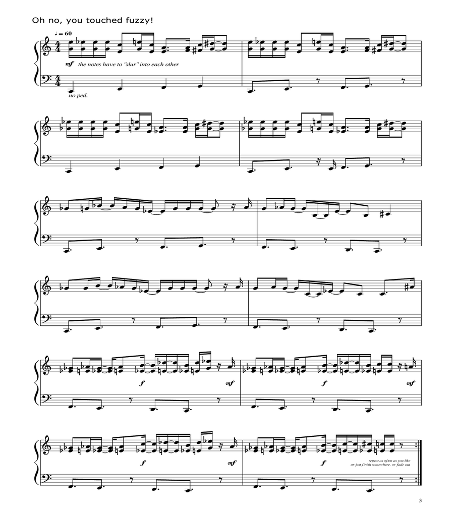 Super Mario Bros Theme Piano Solo scores gallery preview page 3