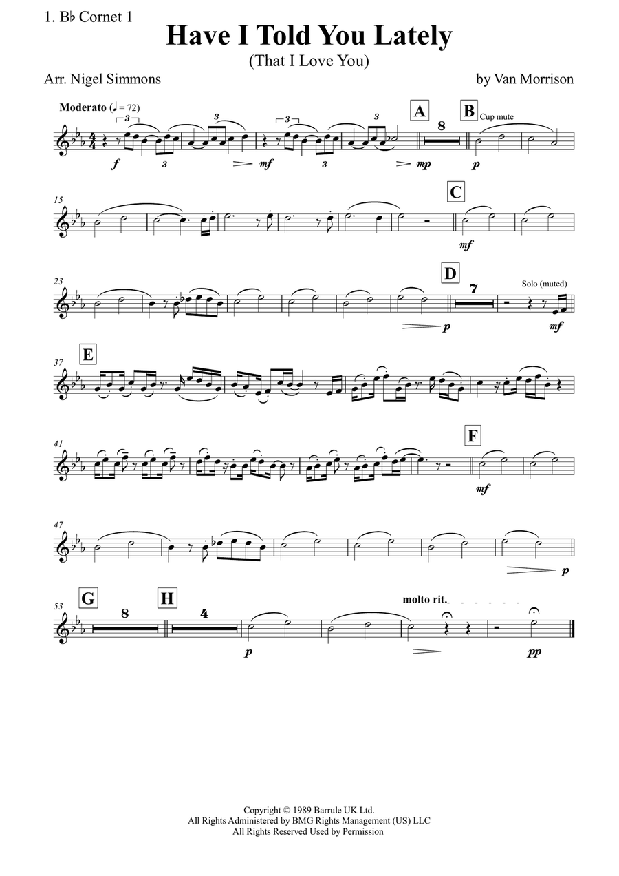 Have I Told You Lately Have I Told You Lately Brass Ensemble scores gallery preview page 6