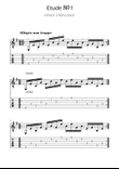 Etude No. 1 - Villa Lobos TABs