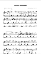 Gavotte en rondeau (Jean-Baptiste Lully) Piano Solo scores gallery preview page 6