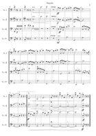 Panache for Cello Quartet String Quartet scores gallery preview page 3