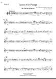 Lascia Ch'io Pianga - String Quartet (Individual Parts)