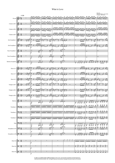 What Is Love - Score Only