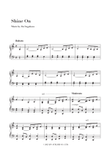Shine On - Hopeful Piano Solo Sheet Music mini preview