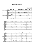 Nocturne in C for recorder quartet mini preview