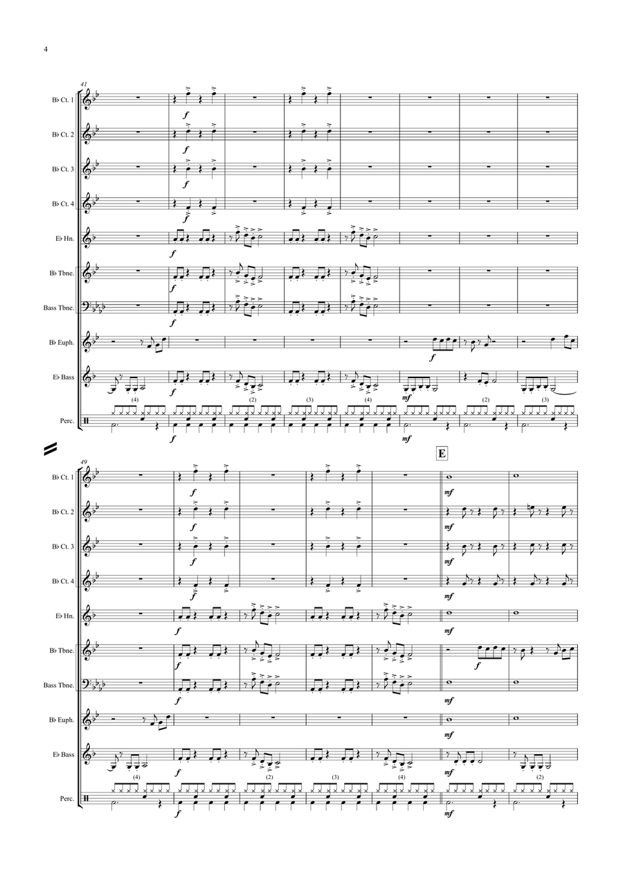 It Must Be Love It Must Be Love Brass Ensemble scores gallery preview page 4