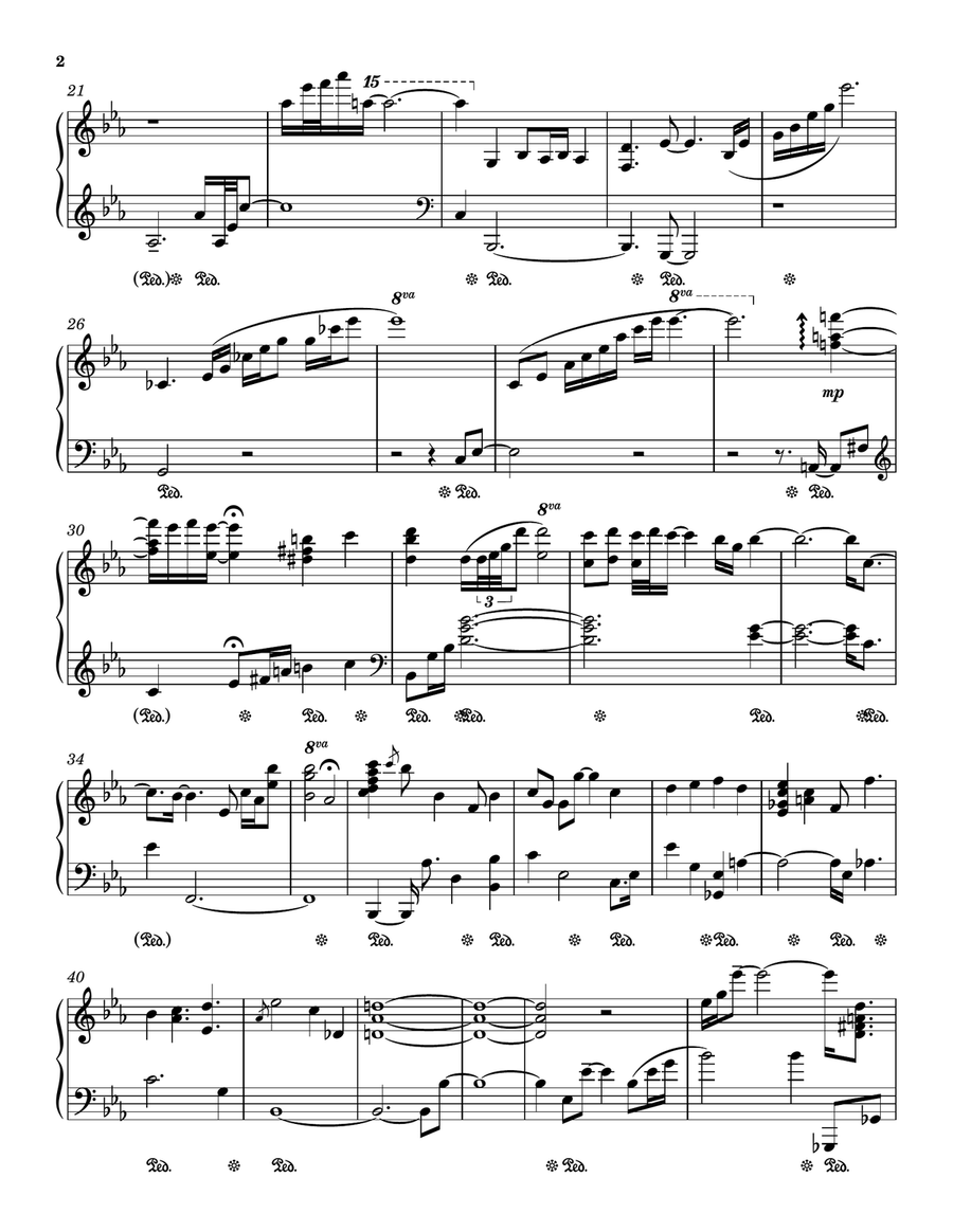 Smoke Gets In Your Eyes Piano Solo scores gallery preview page 2