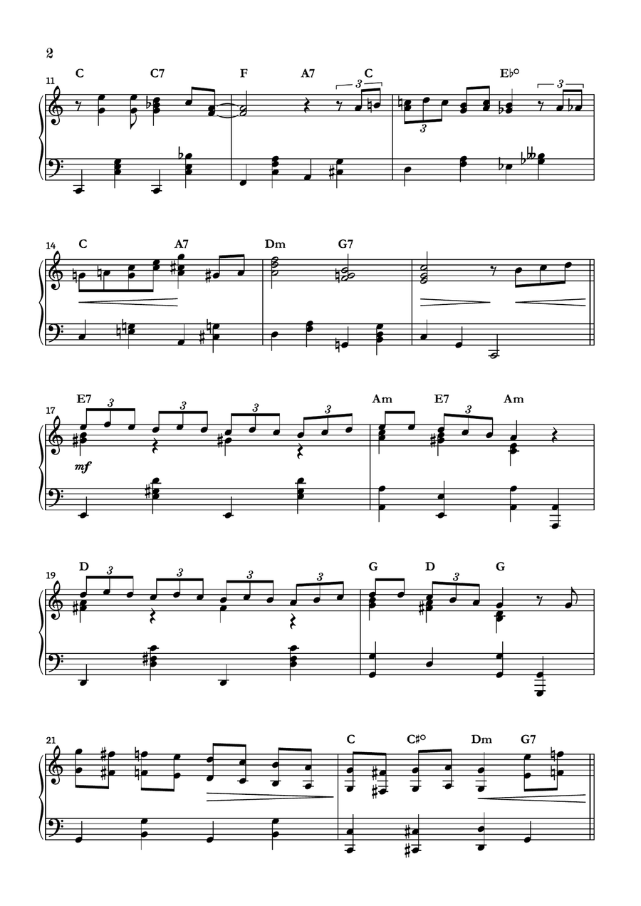 It's Beginning To Look Like Christmas Piano Solo scores gallery preview page 2
