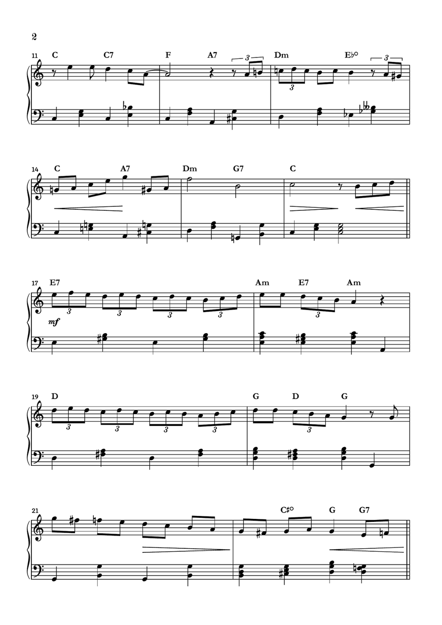 It's Beginning To Look Like Christmas Piano Solo scores gallery preview page 2