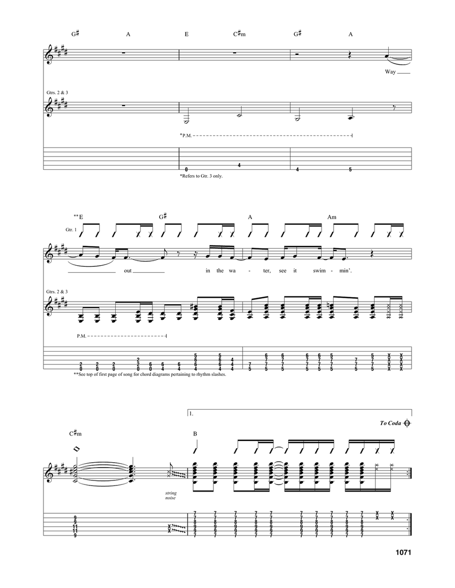 Where Is My Mind? Where Is My Mind? Acoustic Guitar scores gallery preview page 3