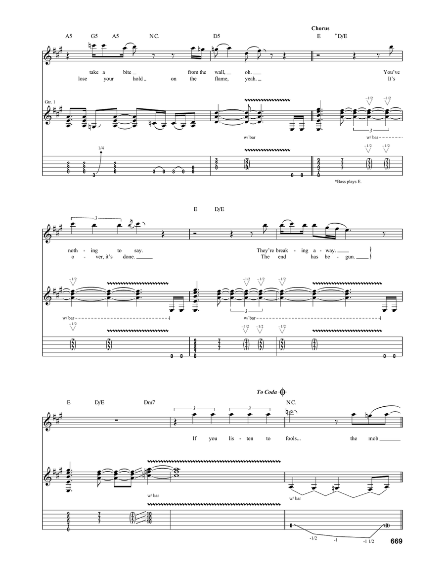 The Mob Rules The Mob Rules Acoustic Guitar scores gallery preview page 2