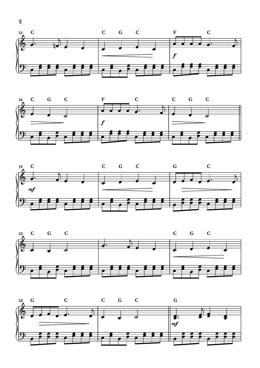 Deck the Halls Piano Solo scores gallery preview page 2