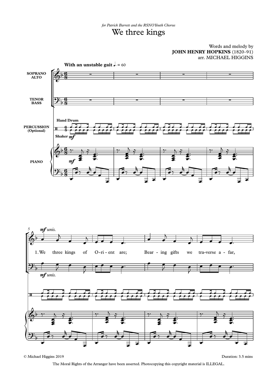We three kings We three kings 4-Part scores gallery preview page 2