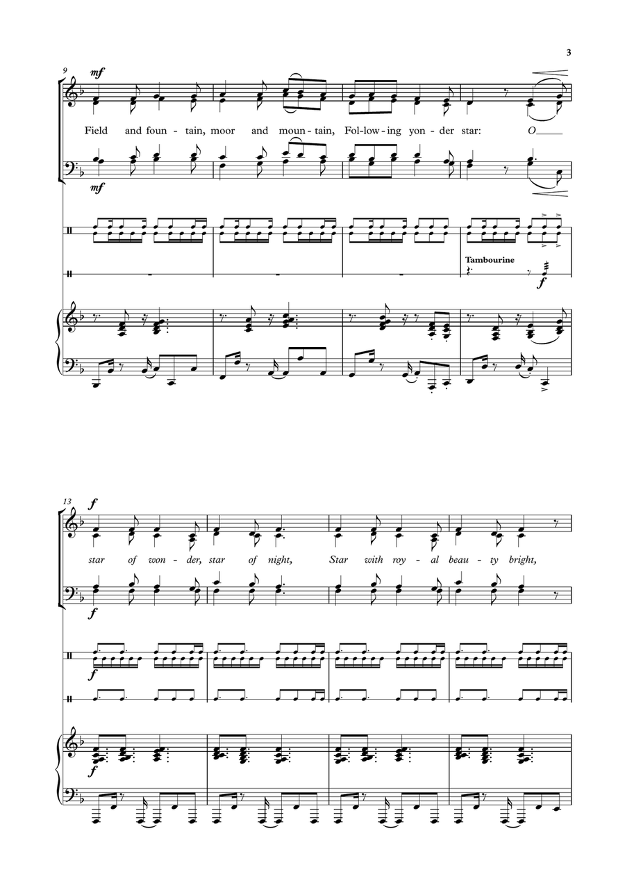 We three kings We three kings 4-Part scores gallery preview page 3