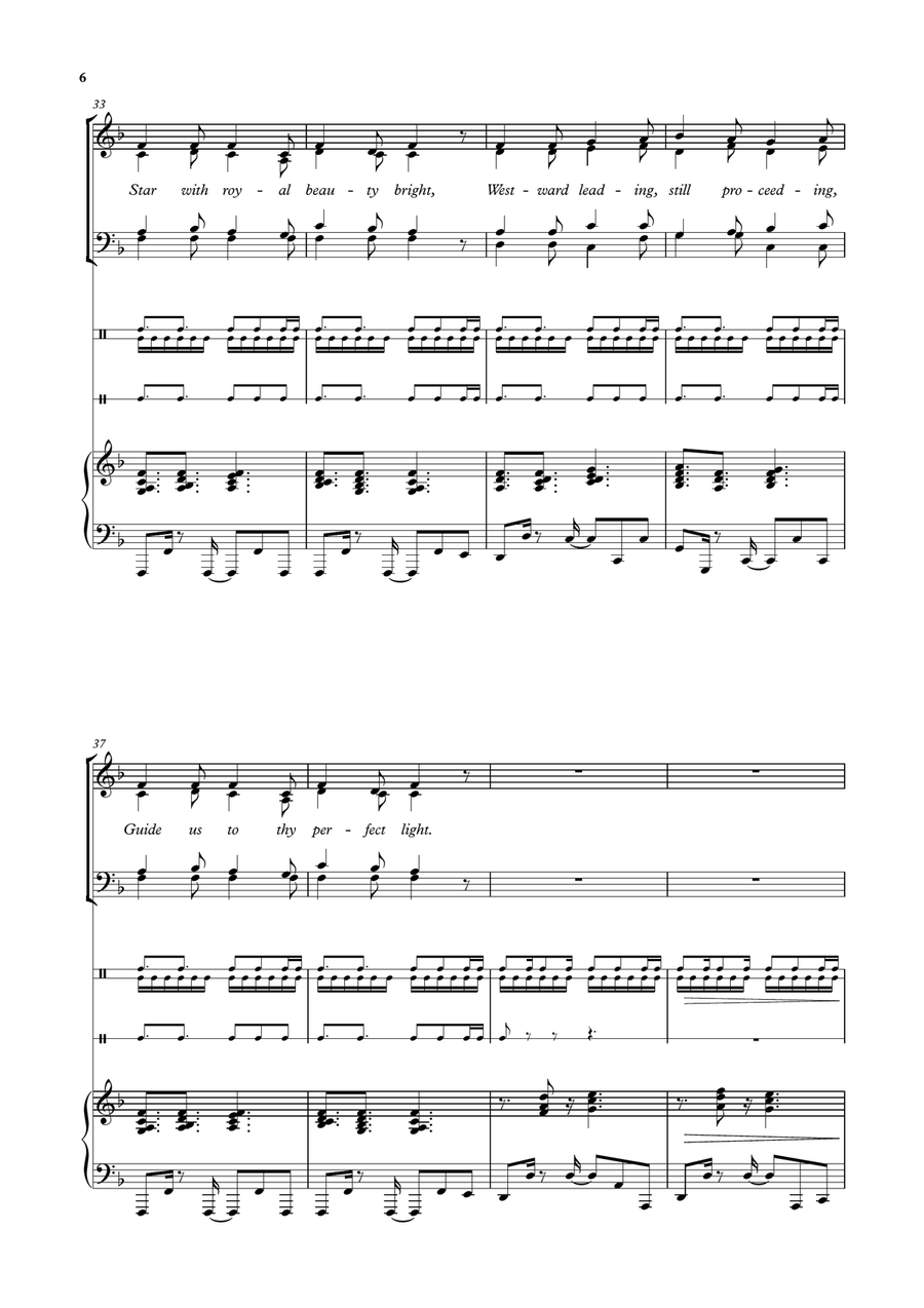 We three kings We three kings 4-Part scores gallery preview page 6