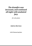 The Drumfire Was Incessant, and Continued All Night With Unabated Fury