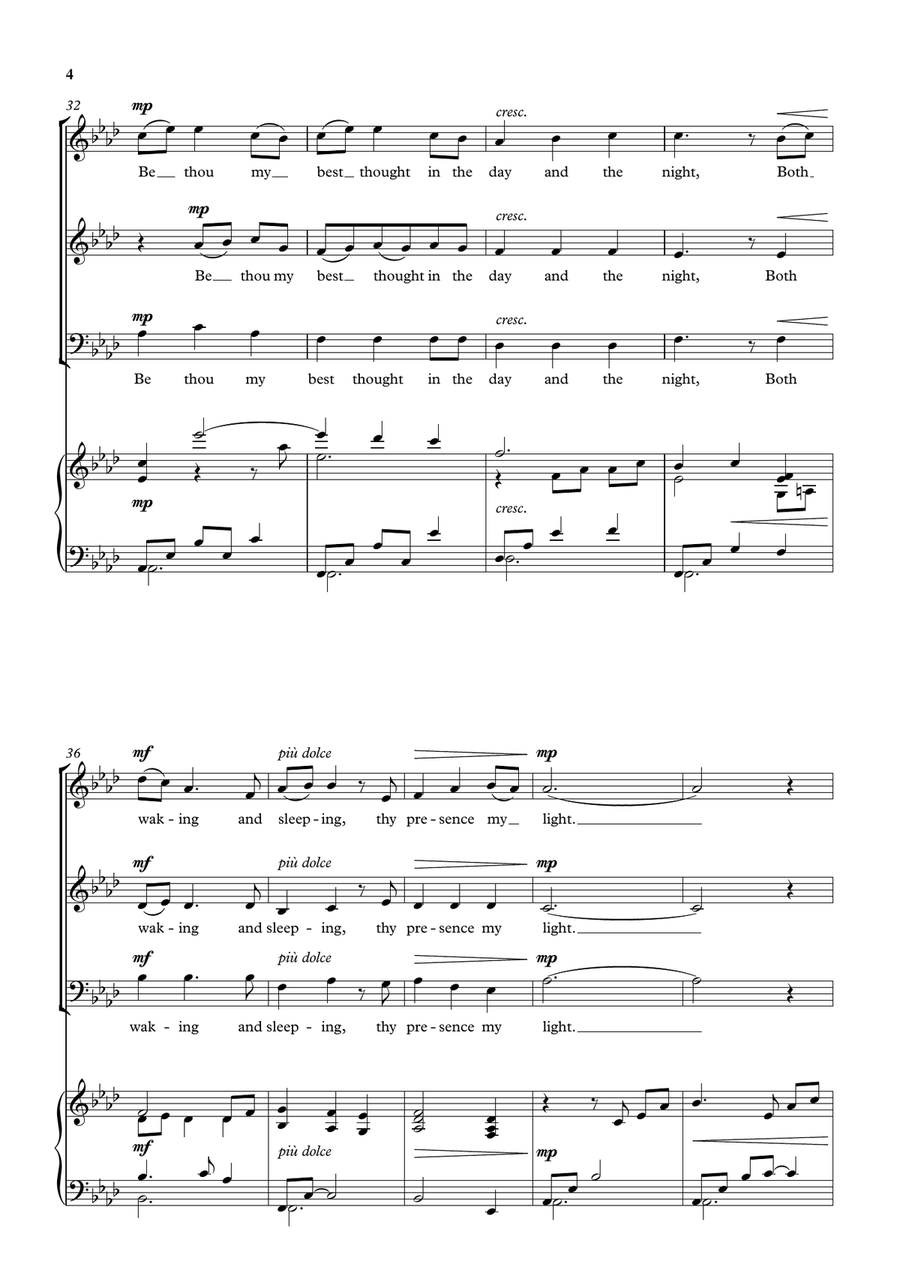 Be thou my vision Be thou my vision Choir scores gallery preview page 5
