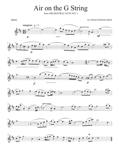 Air On the G String (Oboe Solo)