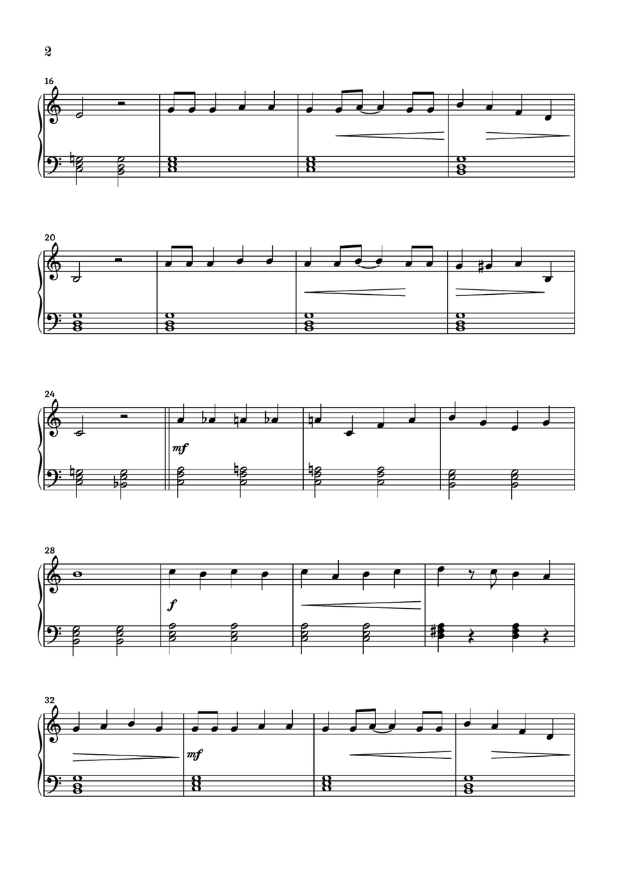 Rockin' Around The Christmas Tree Easy Piano scores gallery preview page 2